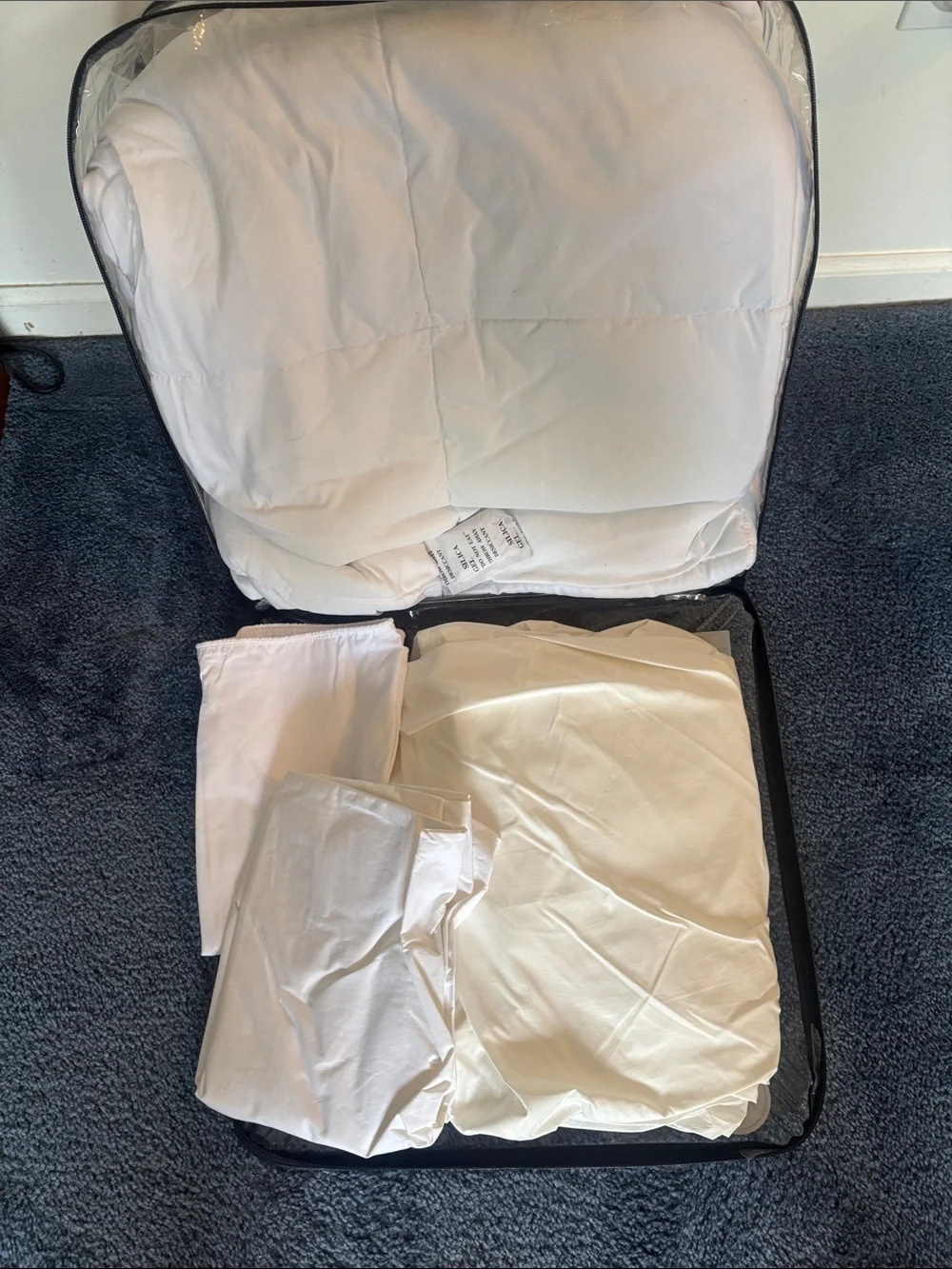 White Down Alternative Comforter - Twin XL, includes allergen zip mattress cover